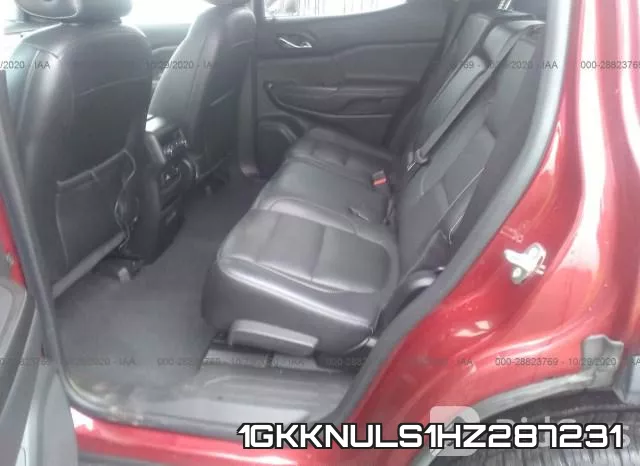 1GKKNULS1HZ287231 фото 9