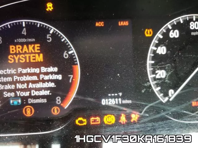 1HGCV1F30KA161839 фото 9