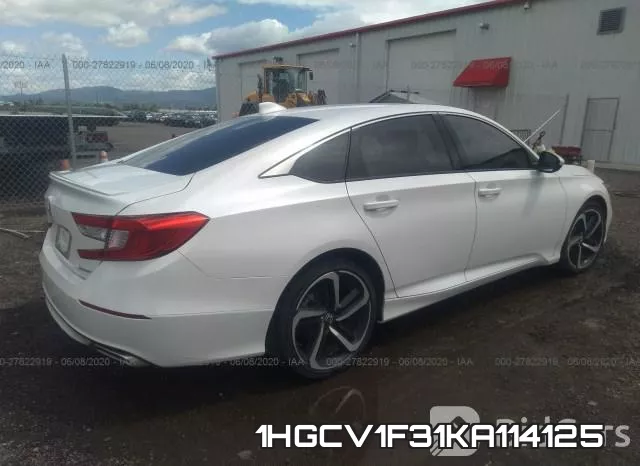 1HGCV1F31KA114125 фото 5