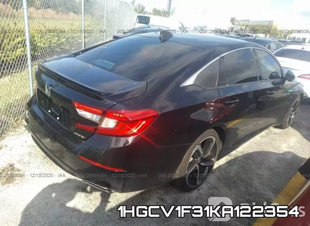 1HGCV1F31KA122354 фото 5
