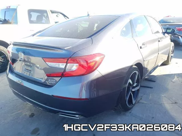 1HGCV2F33KA026084 фото 5