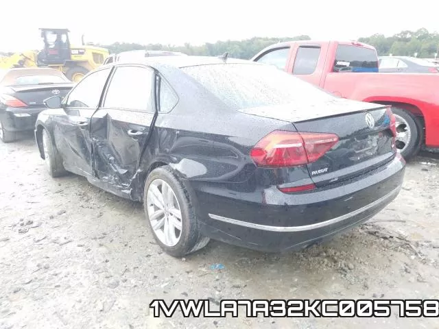 1VWLA7A32KC005758 фото 3