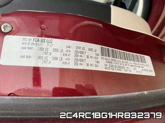 2C4RC1BG1HR832379 фото 2