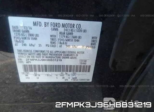 2FMPK3J96HBB31219 фото 9