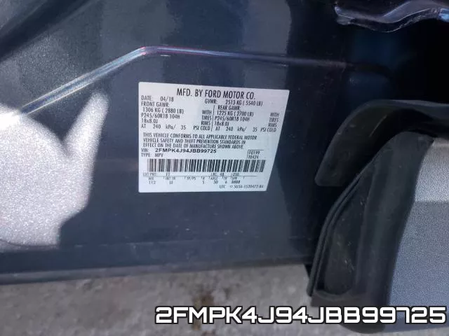 2FMPK4J94JBB99725 фото 2