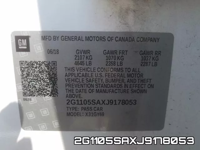 2G1105SAXJ9178053 фото 2