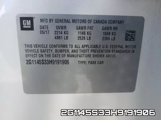 2G1145S33H9191906 фото 2