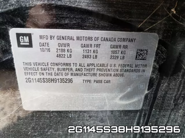 2G1145S38H9135296 фото 2