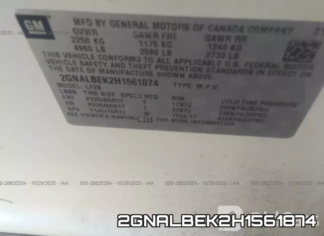 2GNALBEK2H1561874 фото 10
