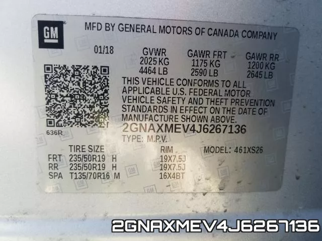 2GNAXMEV4J6267136 фото 2