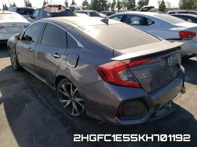 2HGFC1E55KH701192 фото 4