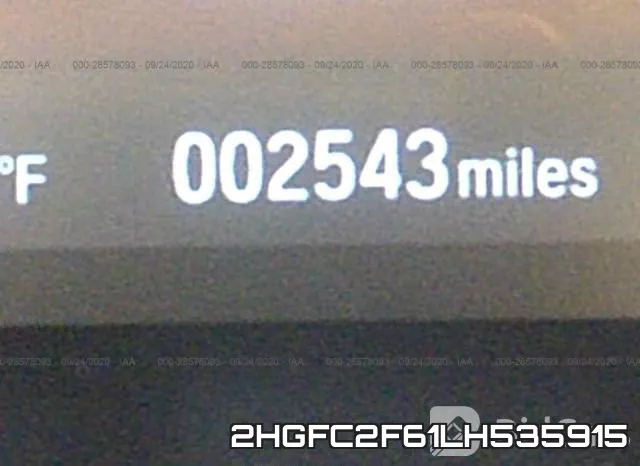 2HGFC2F61LH535915 фото 8