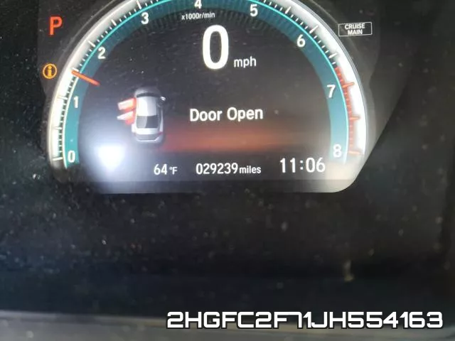 2HGFC2F71JH554163 фото 8