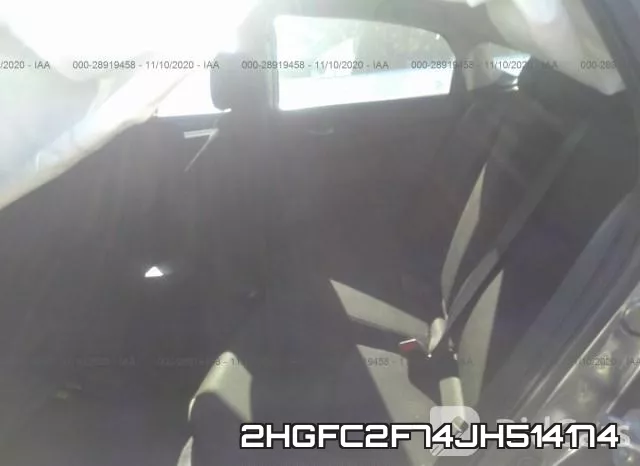 2HGFC2F74JH514174 фото 9
