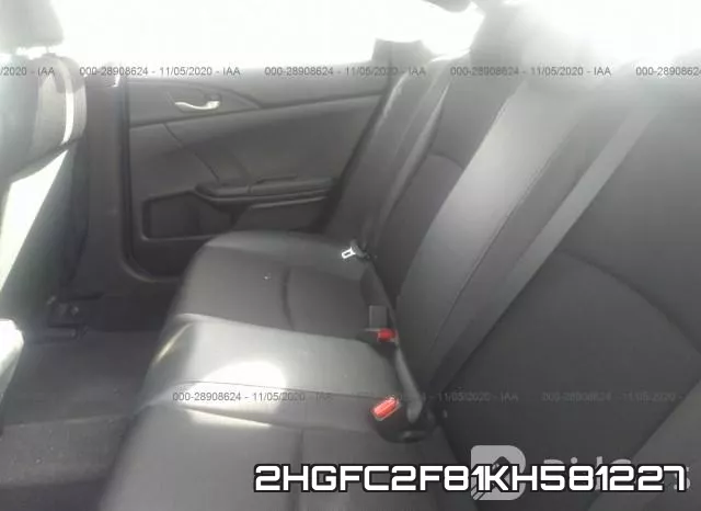 2HGFC2F81KH581227 фото 9