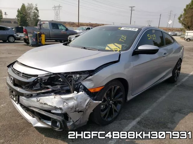 2HGFC4B88KH307931 фото 3