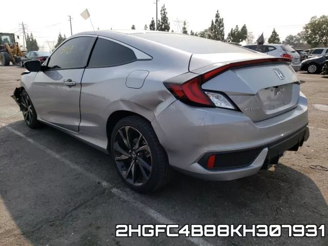 2HGFC4B88KH307931 фото 4