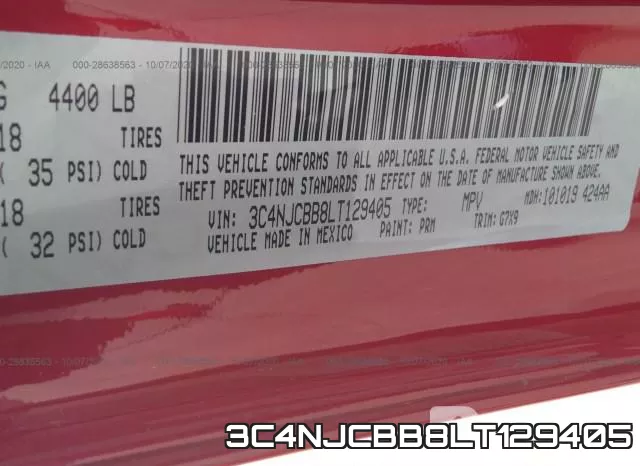 3C4NJCBB8LT129405 фото 10
