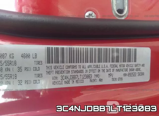3C4NJDBB7LT123083 фото 10
