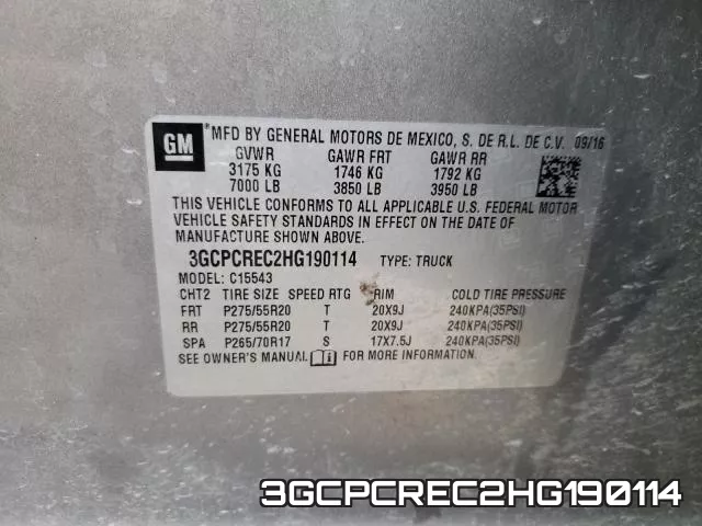 3GCPCREC2HG190114 фото 2