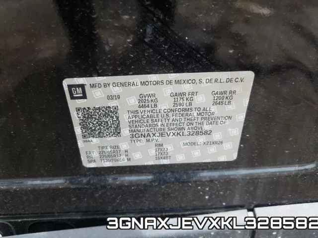 3GNAXJEVXKL328582 фото 2