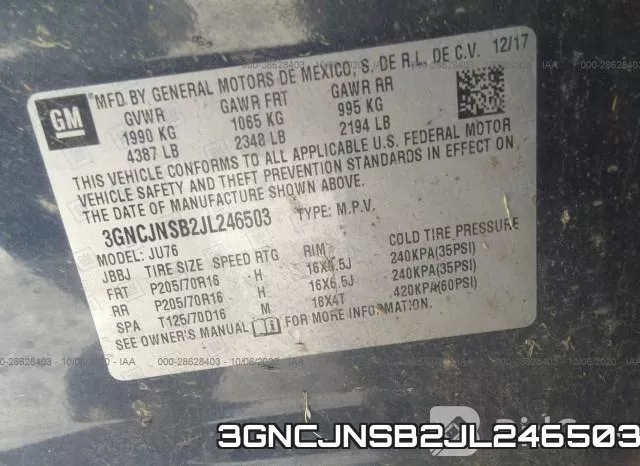 3GNCJNSB2JL246503 фото 10