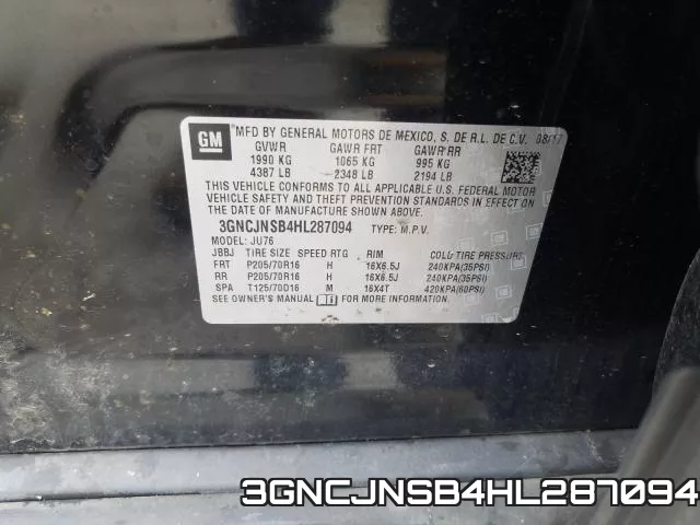 3GNCJNSB4HL287094 фото 2