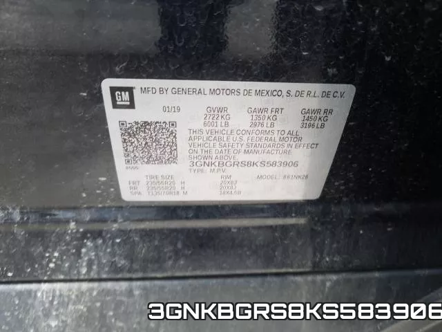 3GNKBGRS8KS583906 фото 2