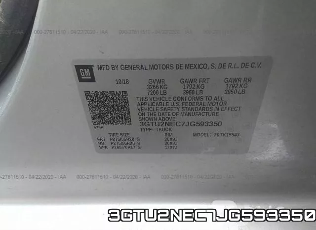 3GTU2NEC7JG593350 фото 10