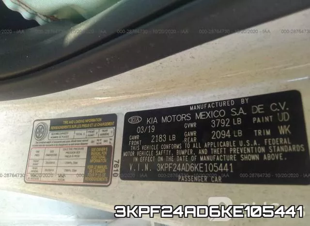 3KPF24AD6KE105441 фото 9