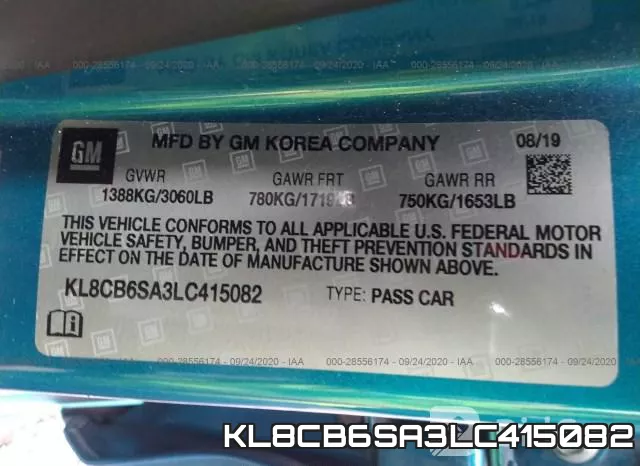 KL8CB6SA3LC415082 фото 10