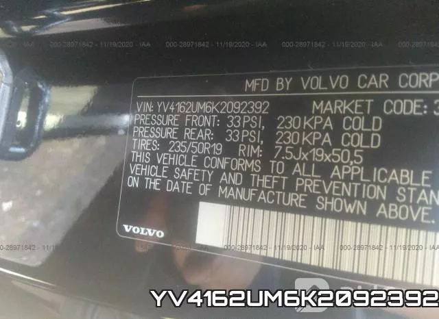 YV4162UM6K2092392 фото 10