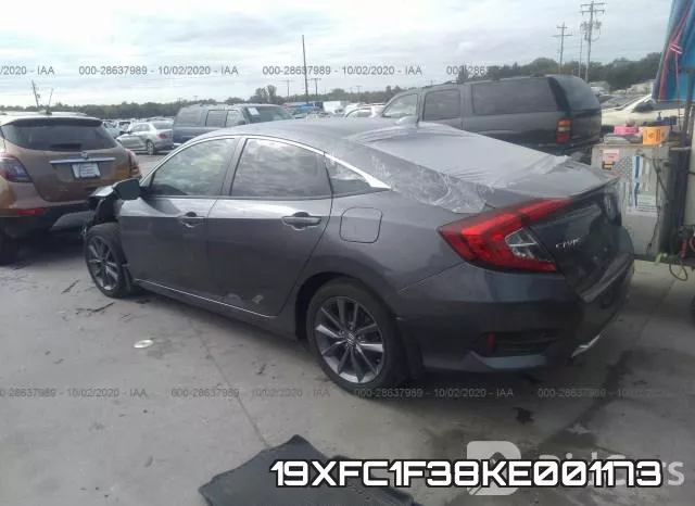 19XFC1F38KE001173 фото 4