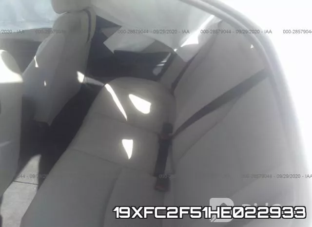 19XFC2F51HE022933 фото 9