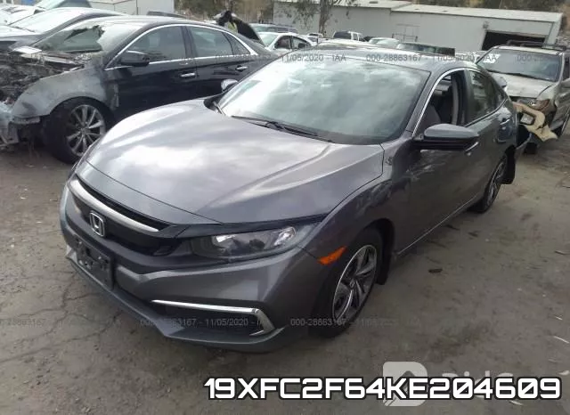 19XFC2F64KE204609 фото 3