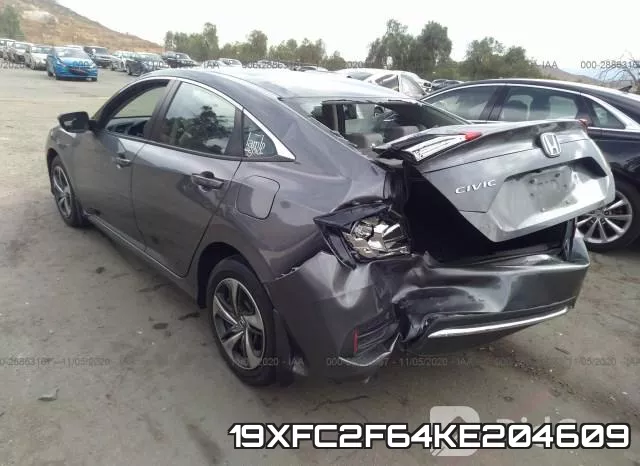 19XFC2F64KE204609 фото 4