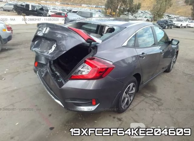 19XFC2F64KE204609 фото 5