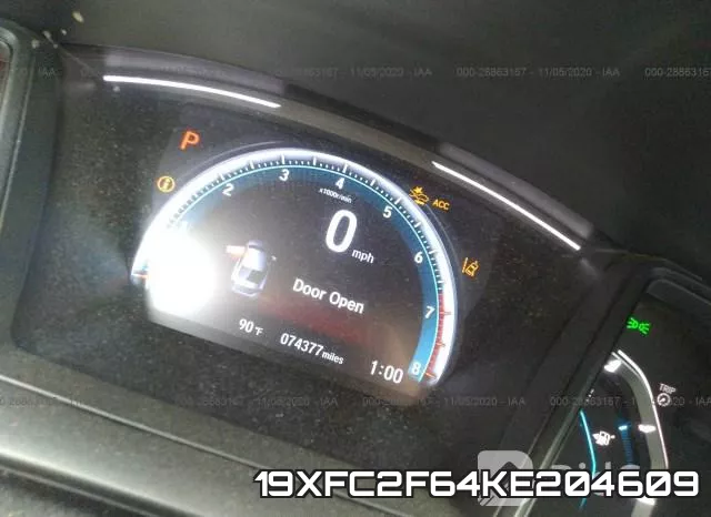 19XFC2F64KE204609 фото 8
