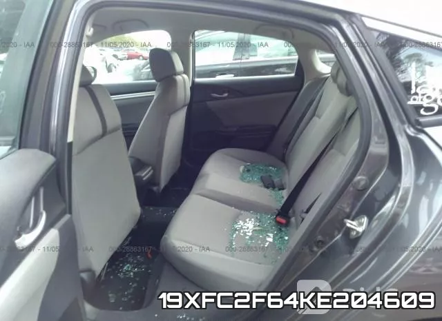 19XFC2F64KE204609 фото 9
