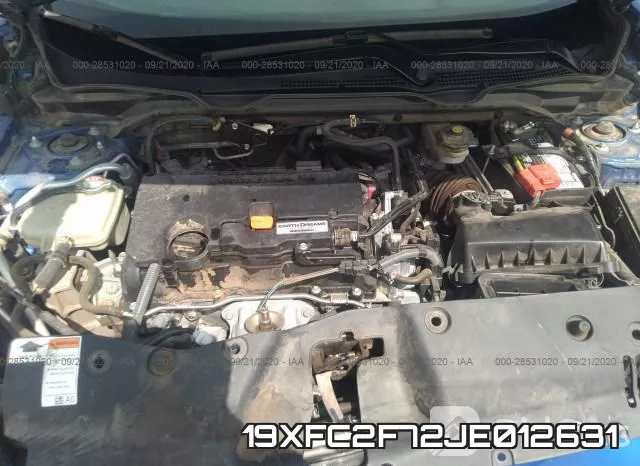 19XFC2F72JE012631 фото 2