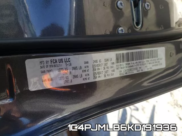 1C4PJMLB6KD191936 фото 2