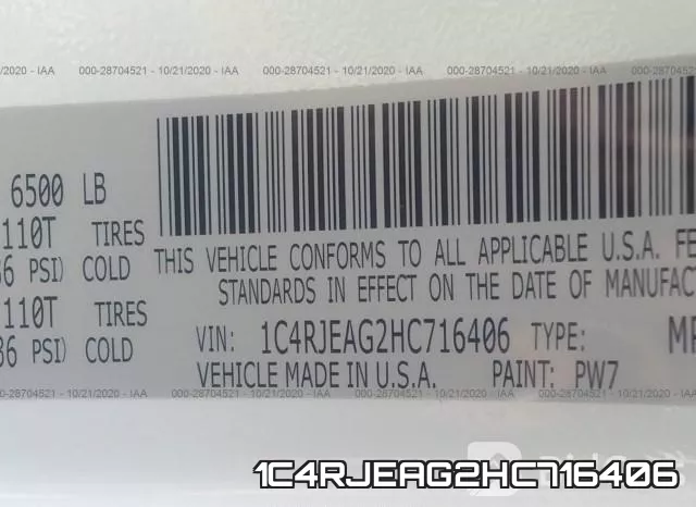 1C4RJEAG2HC716406 фото 10