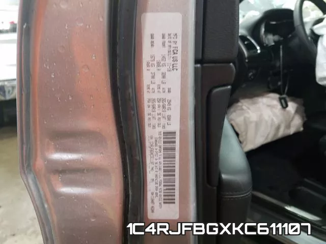 1C4RJFBGXKC611107 фото 2
