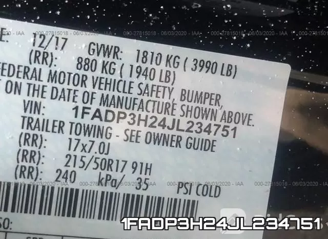 1FADP3H24JL234751 фото 10