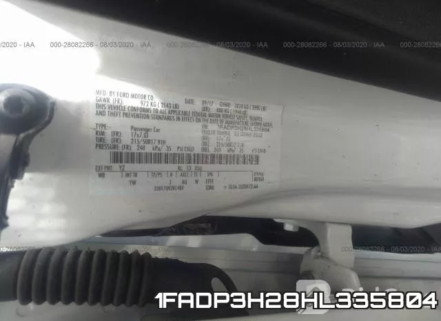1FADP3H28HL335804 фото 10