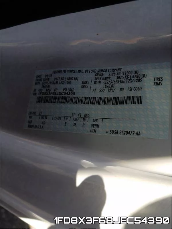 1FD8X3F68JEC54390 фото 2