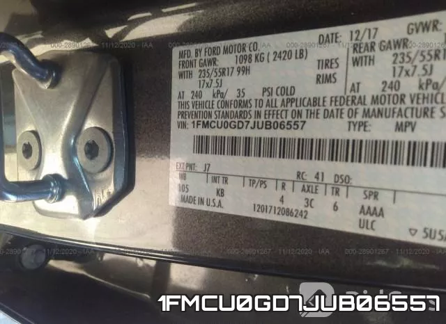 1FMCU0GD7JUB06557 фото 10