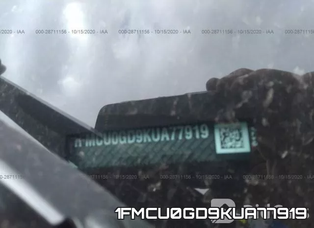 1FMCU0GD9KUA77919 фото 10