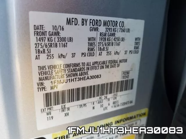 1FMJU1HT3HEA30083 фото 2