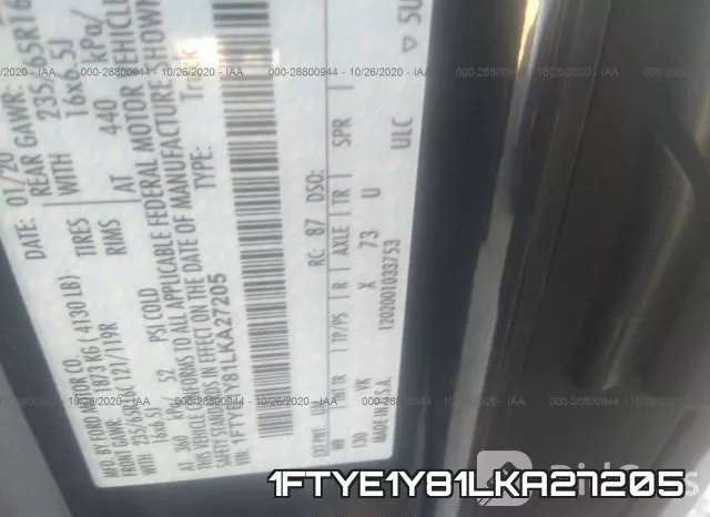 1FTYE1Y81LKA27205 фото 10